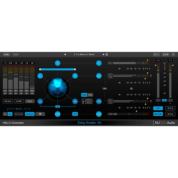 NUGEN Halo Downmix with 3D Immersive Ext