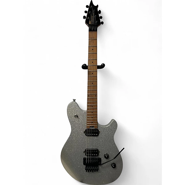 Used EVH Wolfgang Standard Silver Sparkle Solid Body Electric Guitar