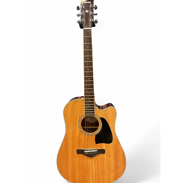 Ibanez Used Ibanez AW535CE Natural Acoustic Electric Guitar
