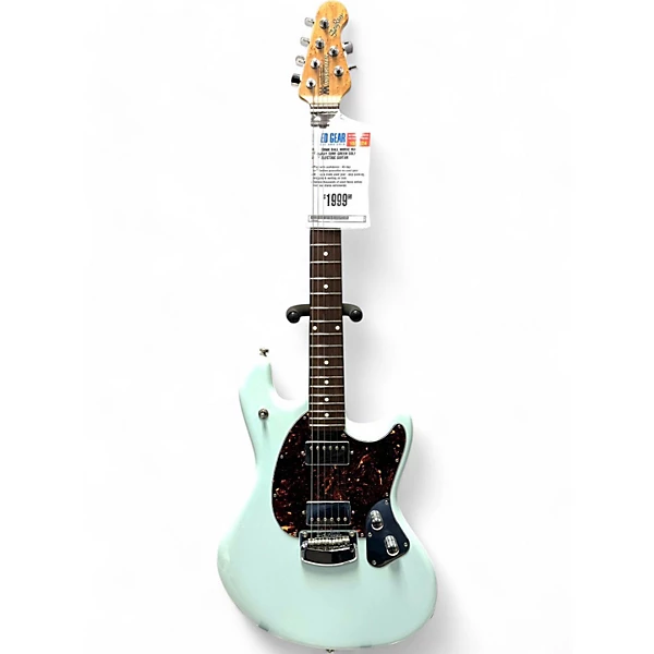Used Ernie Ball Music Man STINGRAY Surf Green Solid Body Electric Guitar