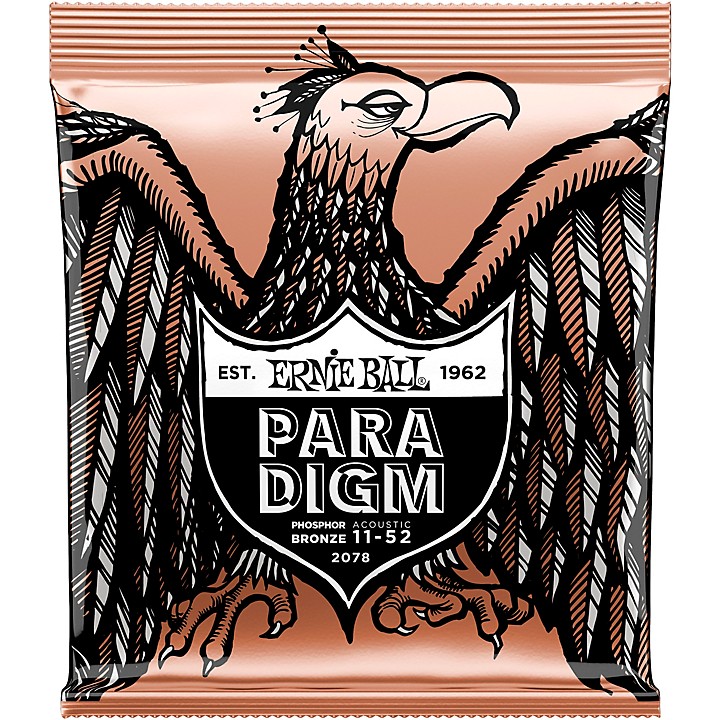 Paradigm Phosphor Bronze Acoustic Guitar Strings Light