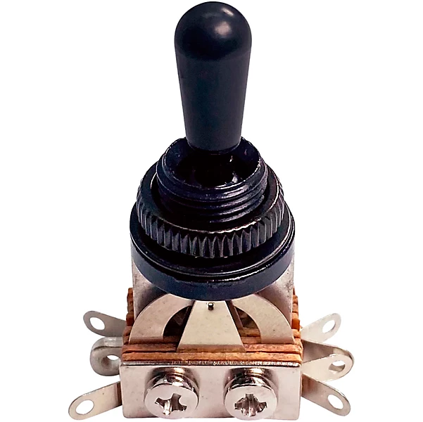 3 Way Toggle Switch 6 pole Black