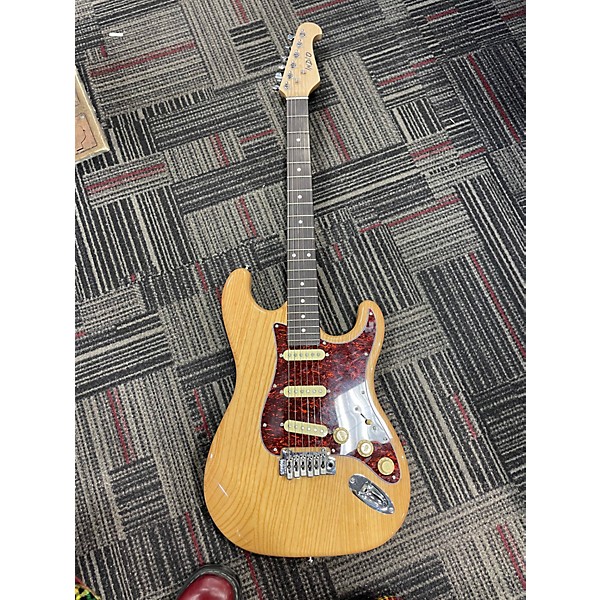 Used Indio Cali DLX Natural Solid Body Electric Guitar