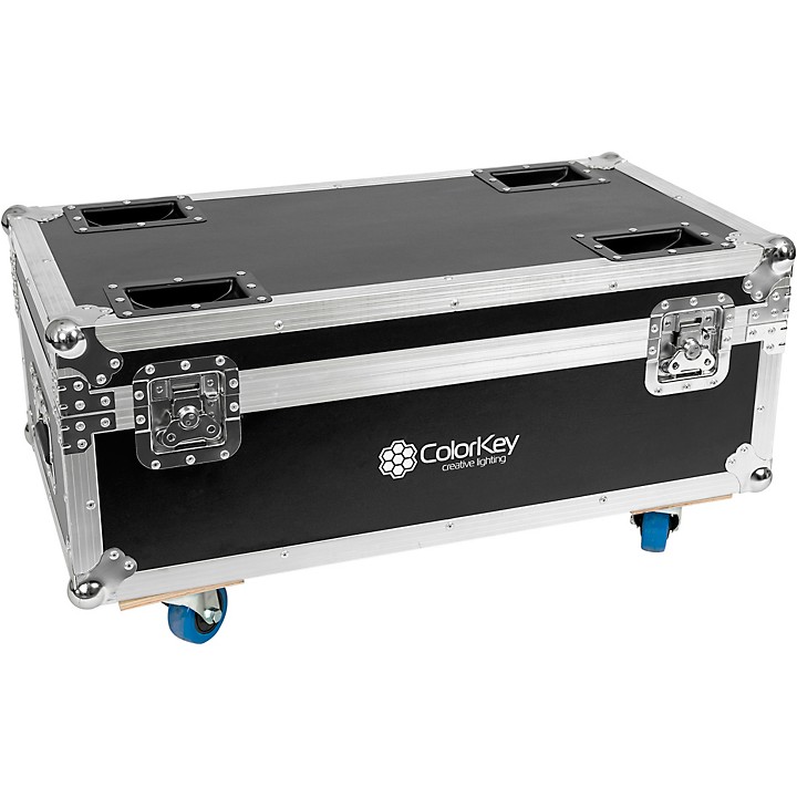 Charging Road Case With Casters for Eight AirPar HEX 4 Lights