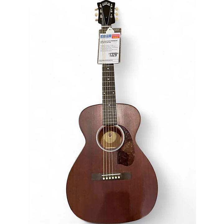 Guild Used Guild M 20 Mahogany Acoustic Guitar.gc