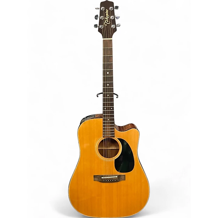 Used Takamine EF340C Natural Acoustic Electric Guitar