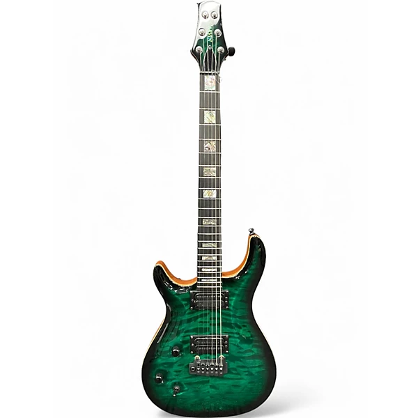 Carvin Used Carvin CT6M Trans Green Electric Guitar.gc