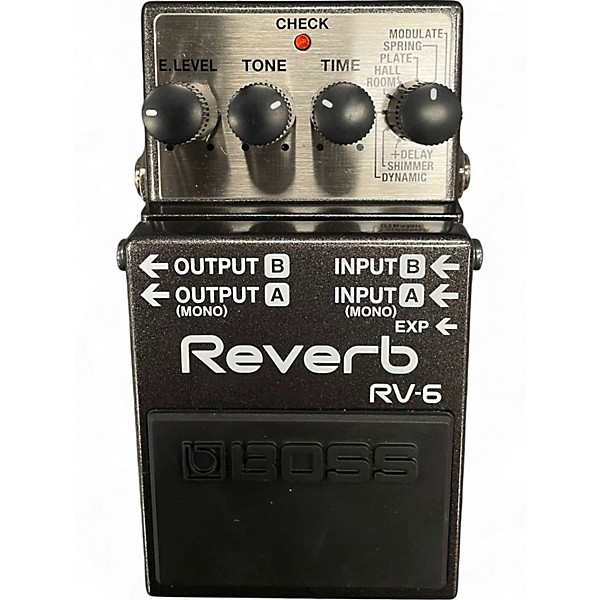 Used BOSS RV6 Digital Reverb Effect Pedal
