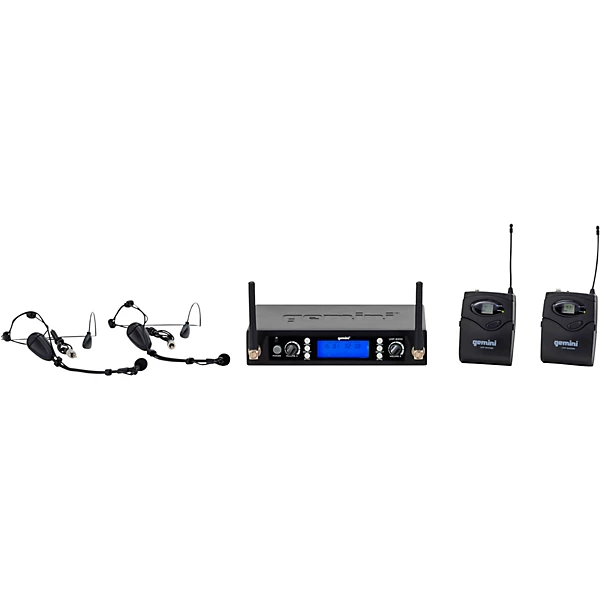 UHF 6200HL Dual Headset With Detachable Lavalier Wireless System