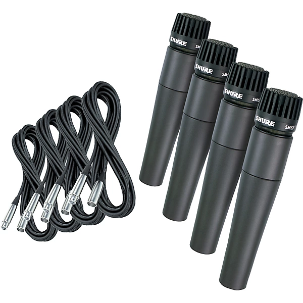 SM57 Mic Four Pack with Cables