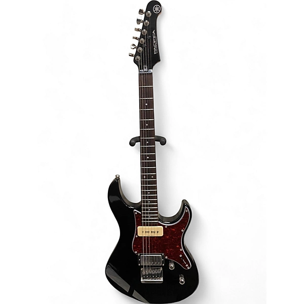 Used Yamaha PAC611VFM Black Solid Body Electric Guitar