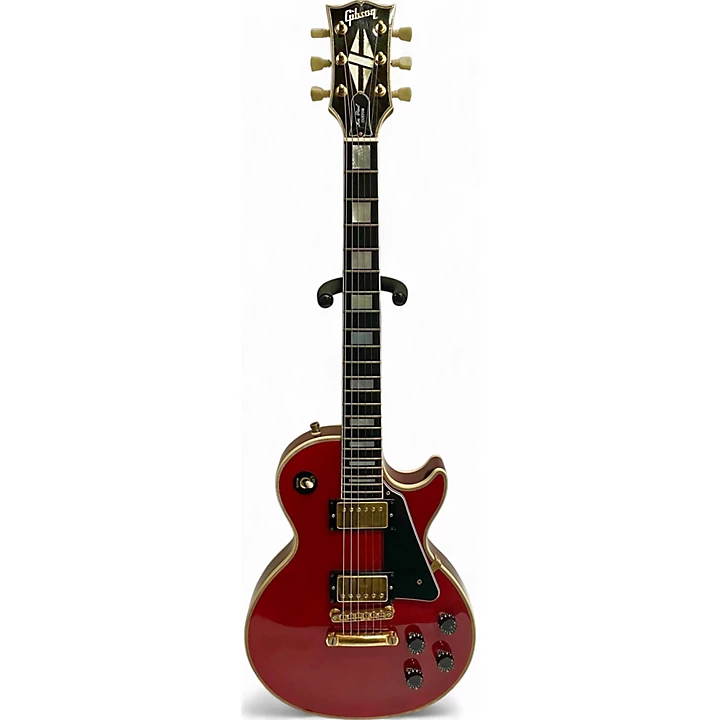 Used Gibson Les Paul Custom Limited Colours Ferrari Red Solid Body Electric Guitar