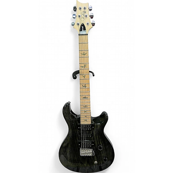 Used PRS Swamp Ash Se Black Solid Body Electric Guitar
