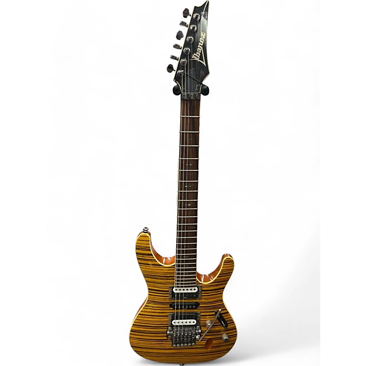 Used Ibanez S5EX1 Amber Solid Body Electric Guitar