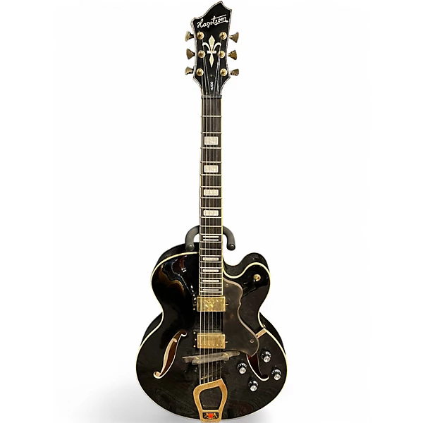 Hagstrom Used Hagstrom HJ500 Black Hollow Body Electric Guitar.gc
