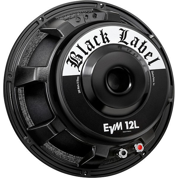 EVM12L Black Label 8 Ohm Speaker Black