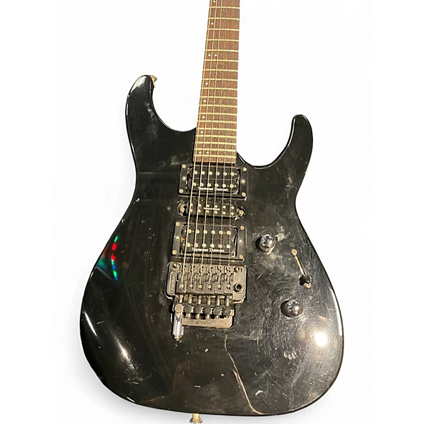 Used 1980s Jackson JDR 94 Black Solid Body Electric Guitar