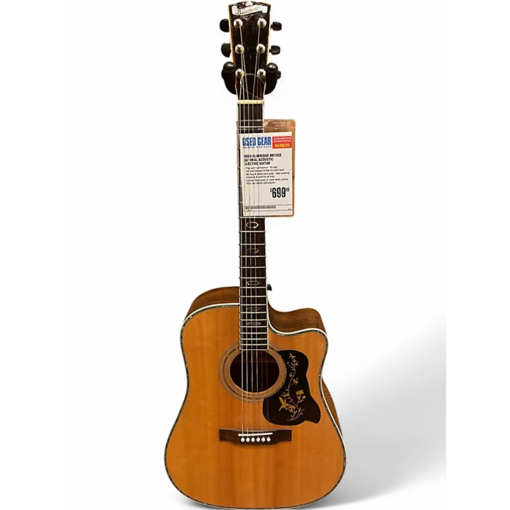 Used Blueridge BR70CE Natural Acoustic Electric Guitar