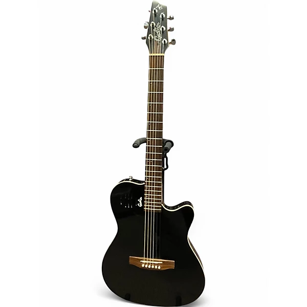 Godin Used 2000s Godin A6 Ultra Black Acoustic Electric Guitar.gc