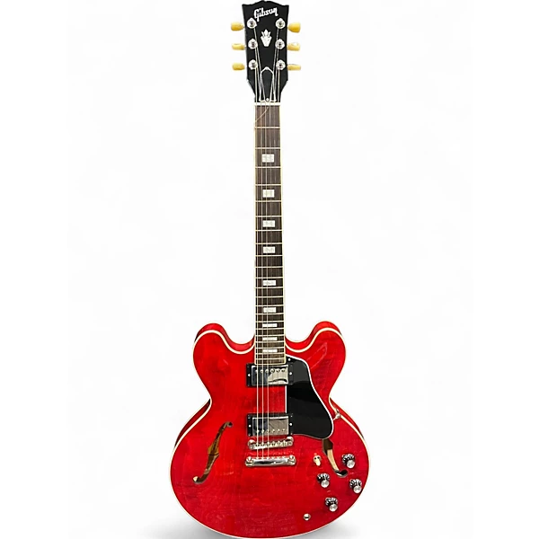 Used Gibson ES335 Figured Cherry Hollow Body Electric Guitar