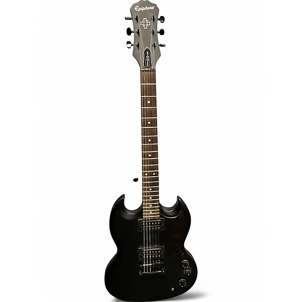 Used Epiphone Goth SG Ltd Black Solid Body Electric Guitar