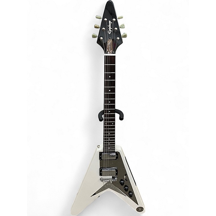 Epiphone Used Epiphone v White Solid Body Electric Guitar.gc