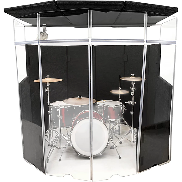6 Foot Acrylic Isolation Booth and Sound Dampening System