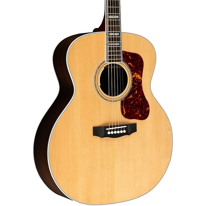 Guild F 55E Jumbo Acoustic Electric Guitar Natural