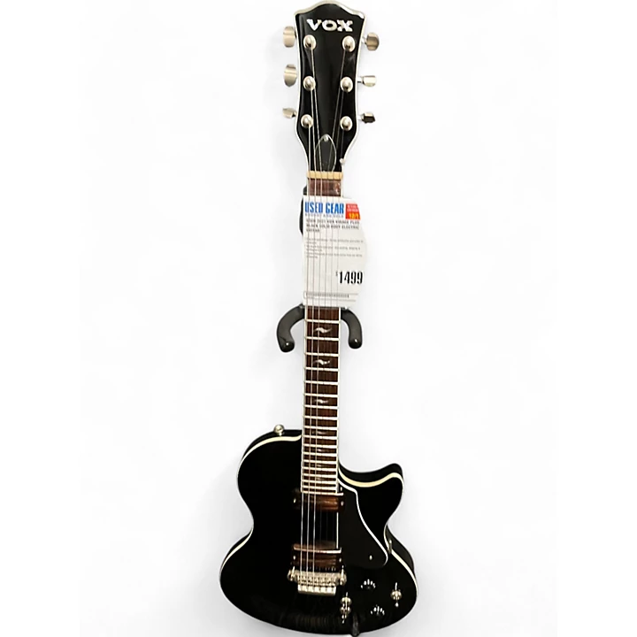 VOX Used 2021 VOX Virage Plus Black Solid Body Electric Guitar.gc