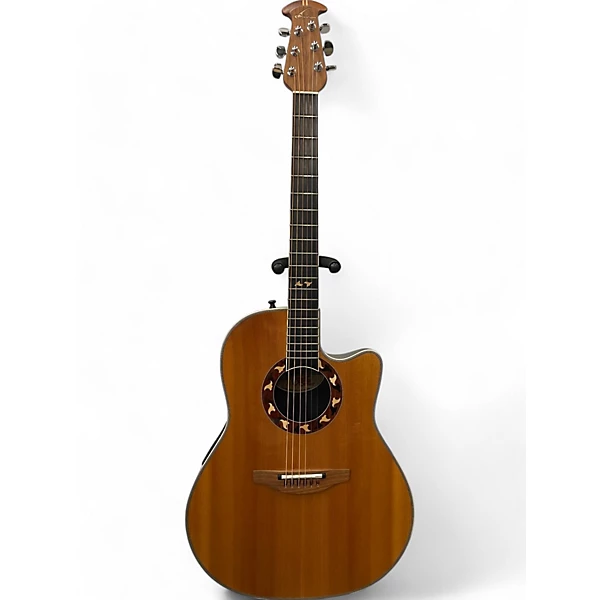 Used Ovation 1777 4GC Natural Acoustic Electric Guitar