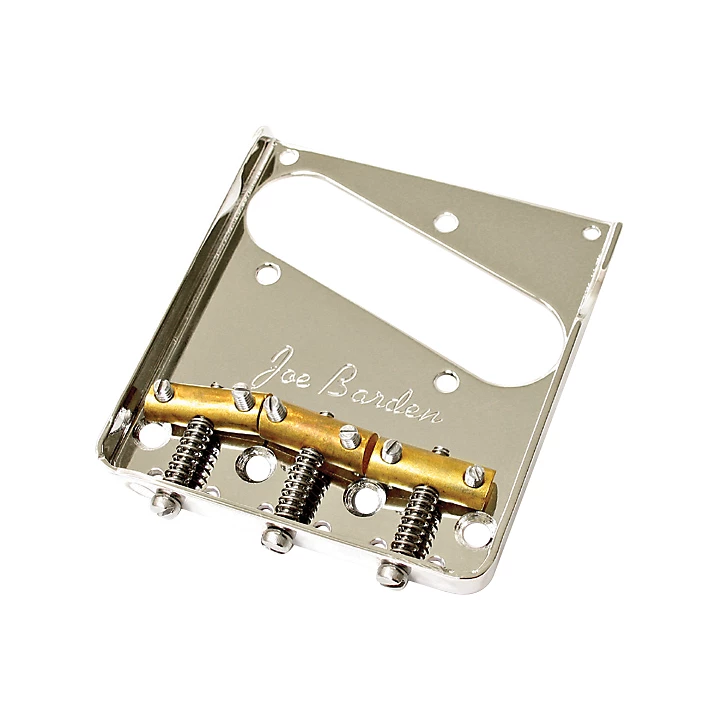 Barden Vintage Tele Bridgeplate and Saddle Kit Nickel