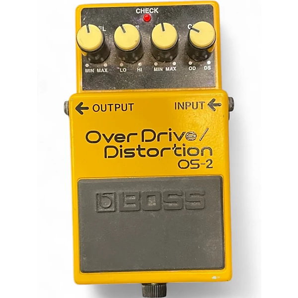 Used BOSS OS2 Overdrive Distortion Effect Pedal