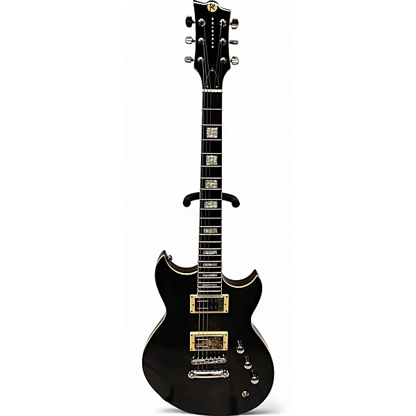 Used Reverend sensei RA Trans Black Solid Body Electric Guitar