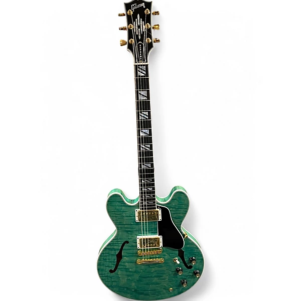 Gibson Used Gibson ES supreme Seafoam Green Hollow Body Electric Guitar