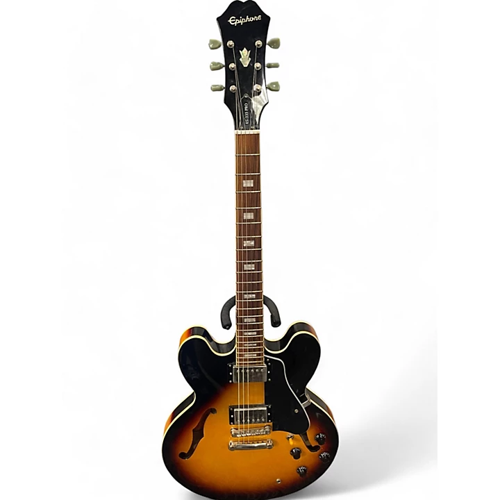 Used Epiphone ES 335 PRO Vintage Sunburst Hollow Body Electric Guitar