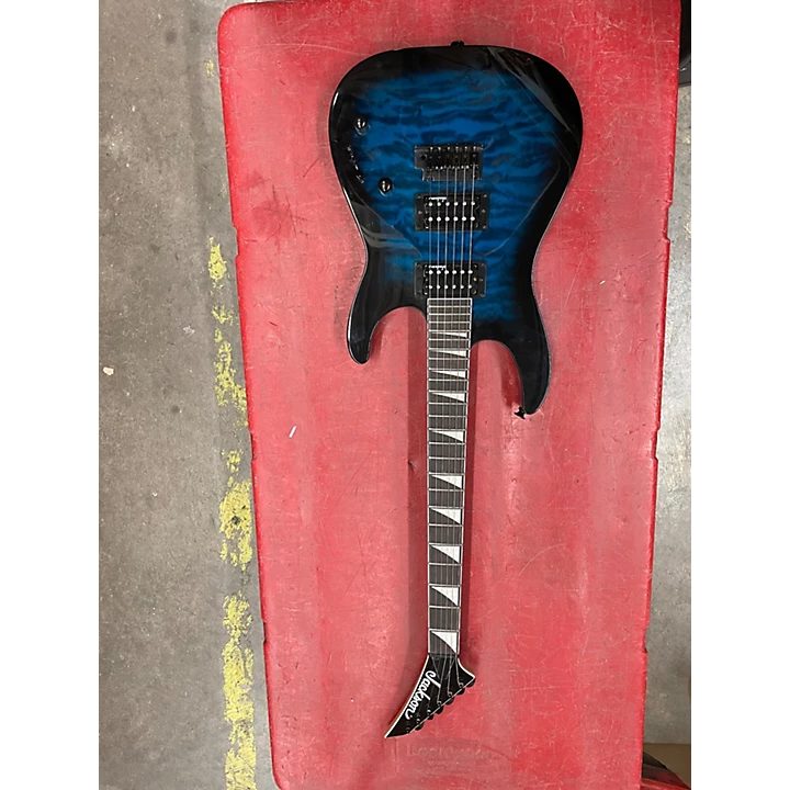 Used Jackson JS20 Trans Blue Solid Body Electric Guitar