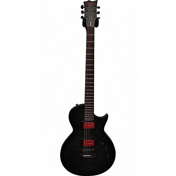 Used ESP LTD BB600B Trans Black Solid Body Electric Guitar