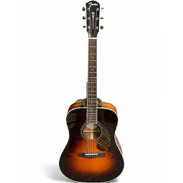 Used Fender PD220E Sunburst Acoustic Electric Guitar