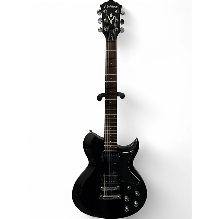 Washburn Used Washburn WI 64 Black Solid Body Electric Guitar