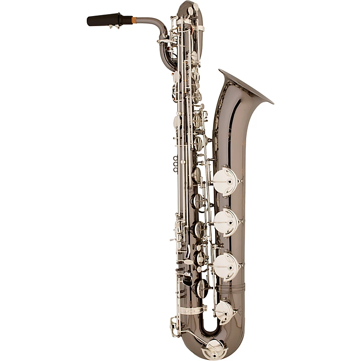 ABS 550 Paris Series Baritone Saxophone Black Nickel Body Silver Keys
