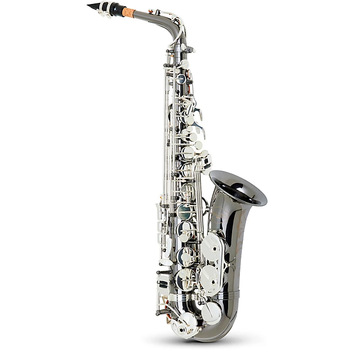 AAS 450 Vienna Series Alto Saxophone Black Nickel Body Silver Keys
