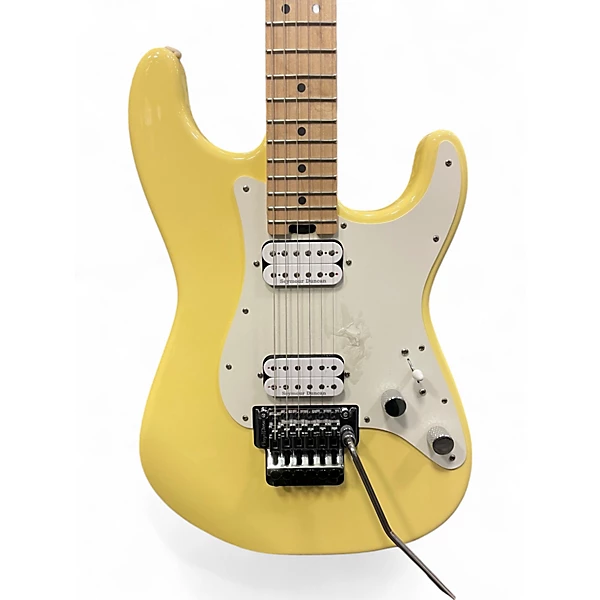 Used Charvel Pro Mod So Cal Style 1 Yellow Solid Body Electric Guitar