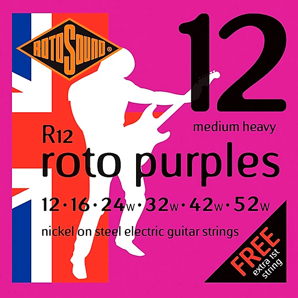 R12 Medium Heavy Electric Guitar Strings