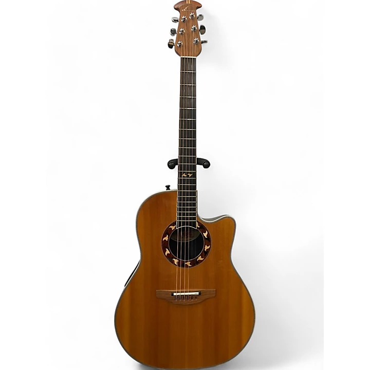 Used Ovation 1777 4GC Natural Acoustic Electric Guitar