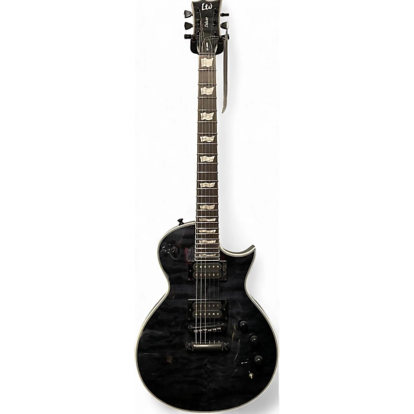 Used 2021 ESP LTD EC1000 Deluxe Black Solid Body Electric Guitar