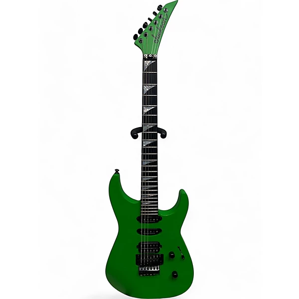 Used 2022 Jackson SL2 SLIME GREEN Solid Body Electric Guitar