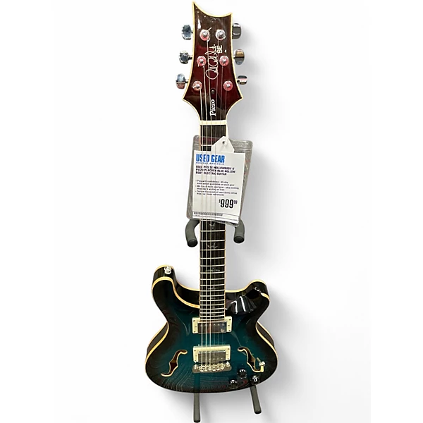 Used PRS SE Hollowbody II Piezo PEACOCK BLUE Hollow Body Electric Guitar
