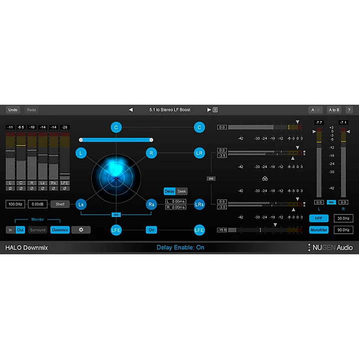 NUGEN Halo Downmix with 3D Immersive Ext