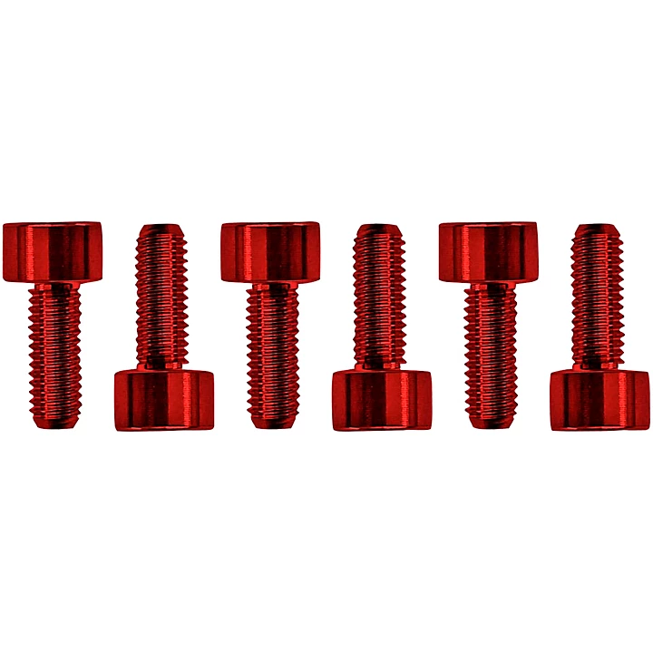 Stainless Steel Saddle Mounting Screws Red