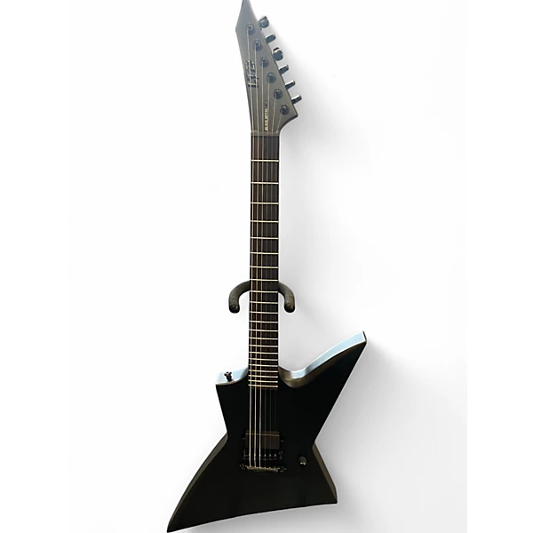 Used ESP LTD EX BLACK METAL Black Solid Body Electric Guitar